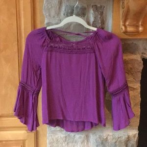 Beautees Flowy Girls Blouse Size M.